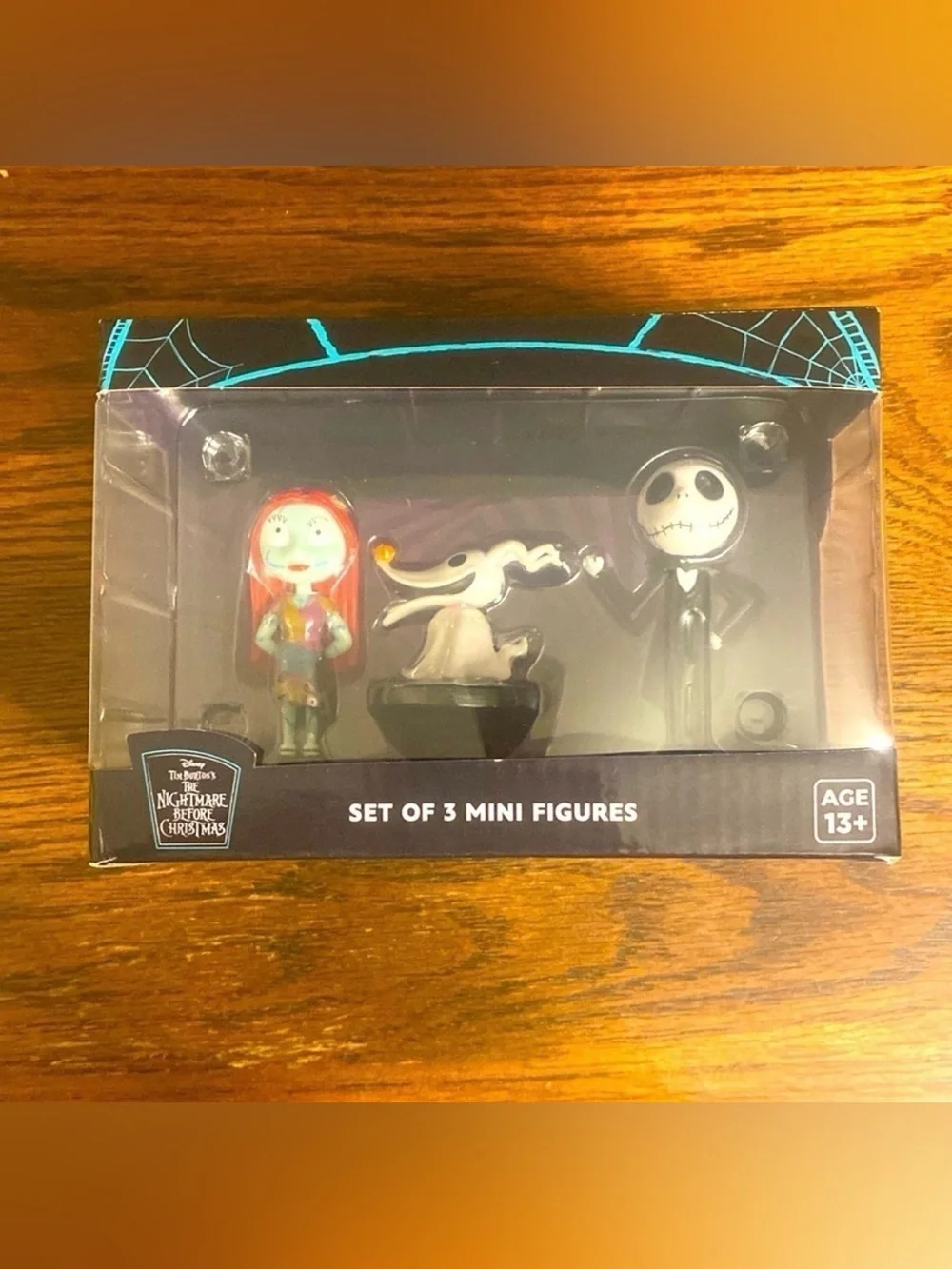 Disney Nightmare Before Christmas CultureFly Jack Sally Zero Mini Figure 3 Set N
